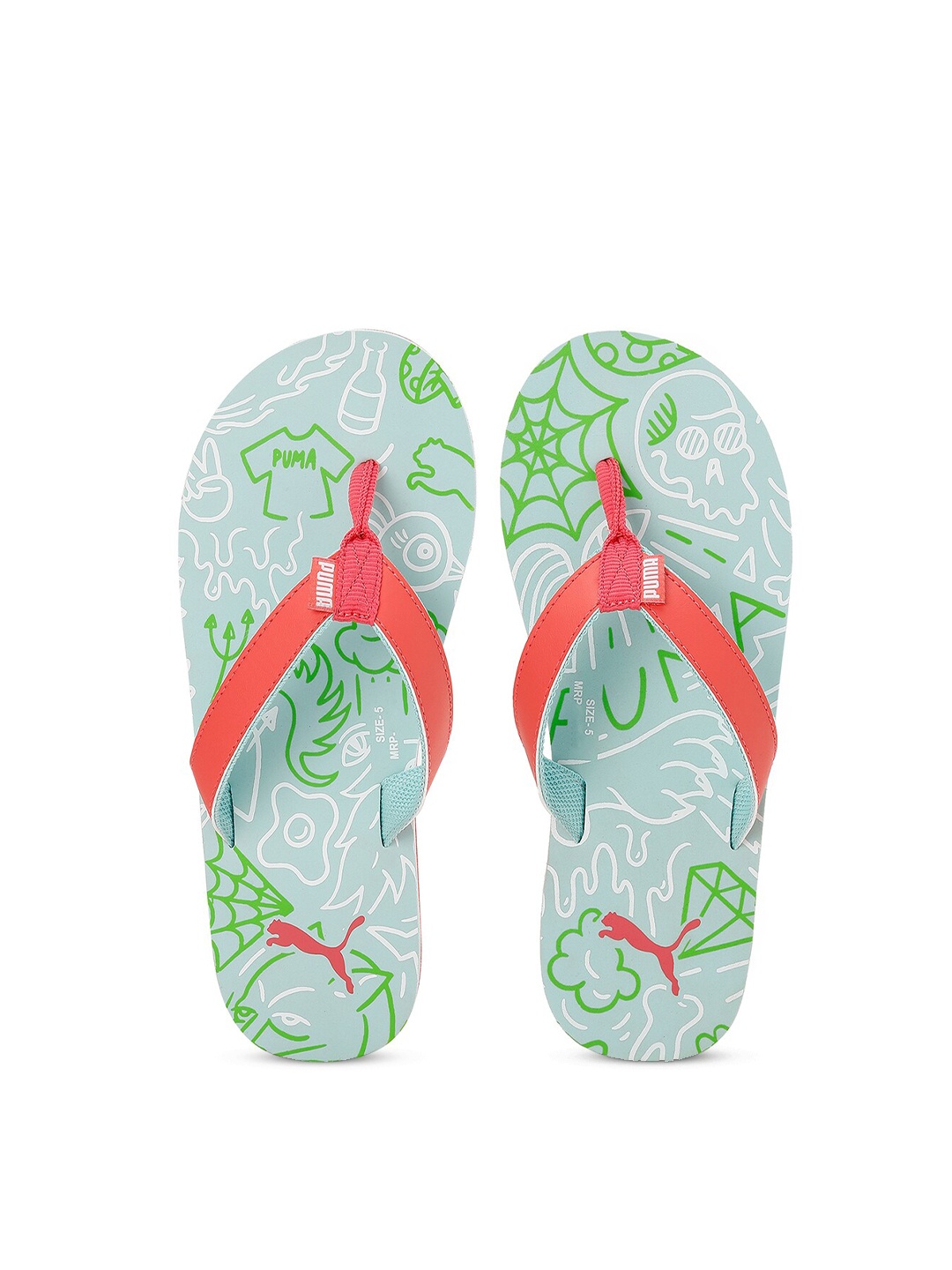 

Puma Boys Gippy Youth Flip-Flops, Green