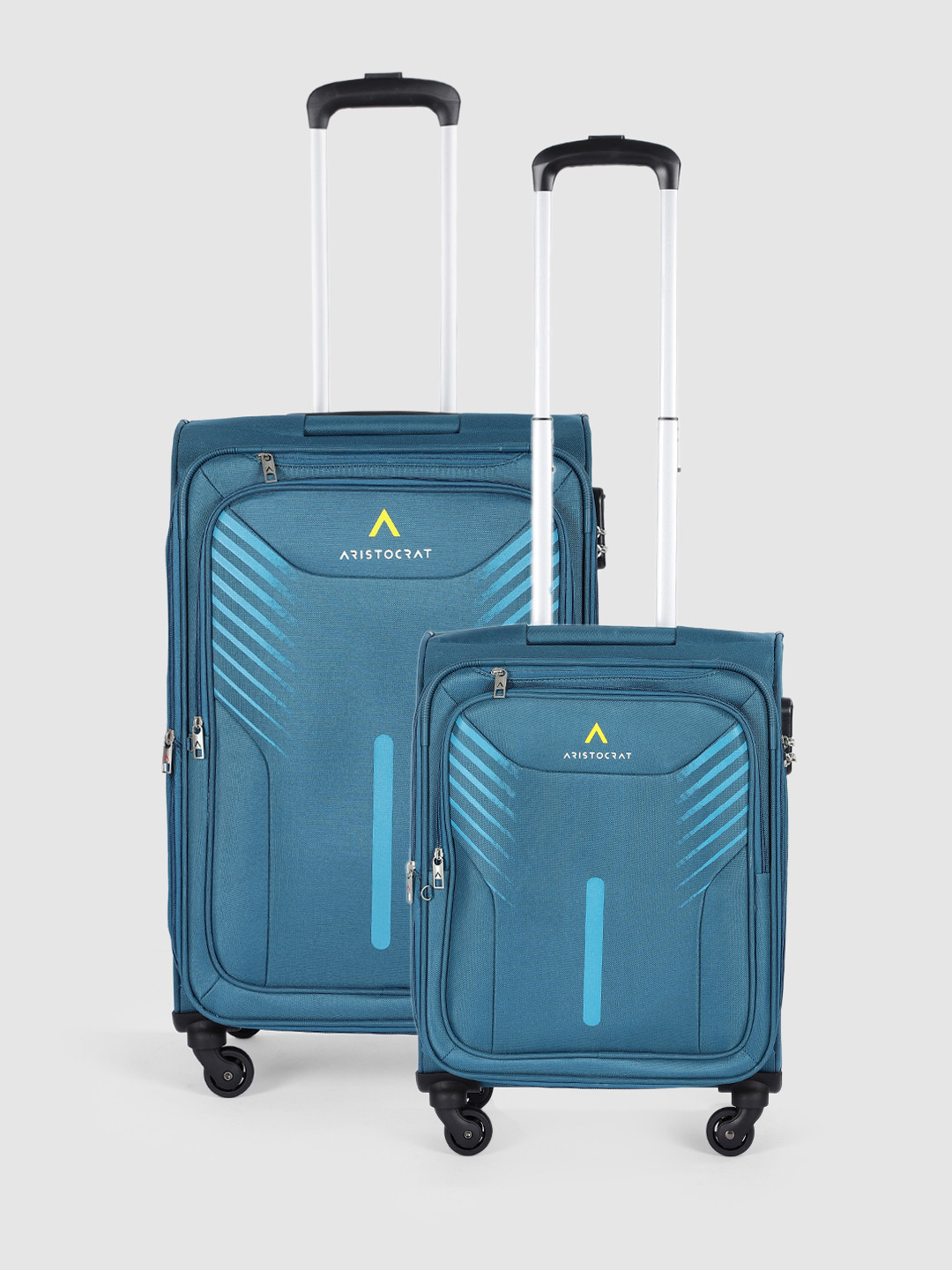 

Aristocrat Set of 2 Skyway Trolley Suitcases - Cabin & Medium, Teal