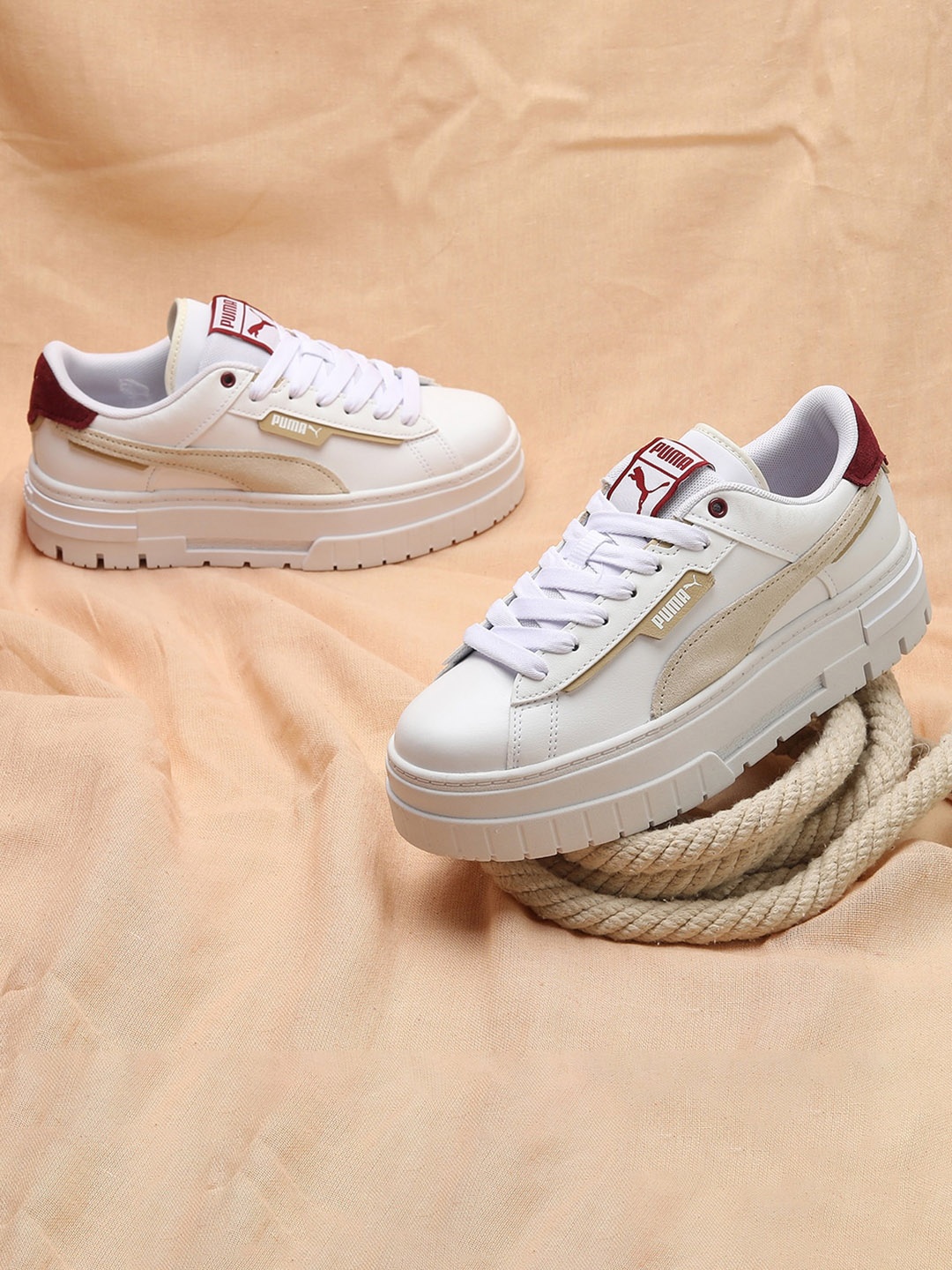 

Puma Mayze Crashed Women Sneakers, White
