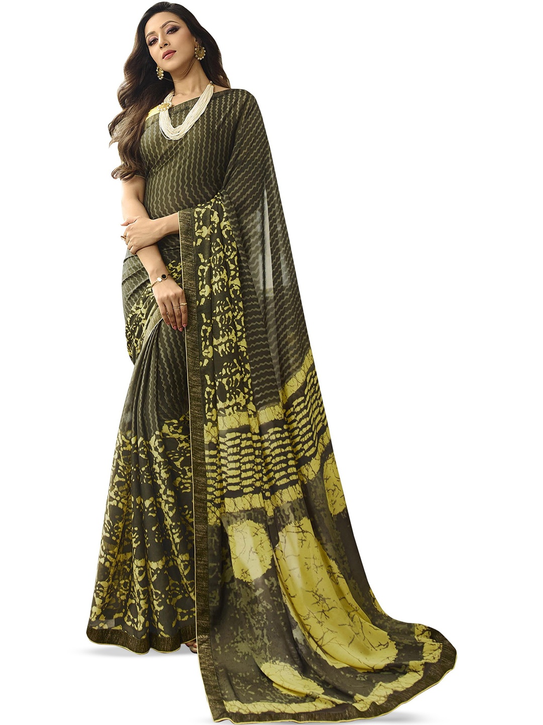 

ROOP SUNDARI SAREES Pure Silk Saree, Green