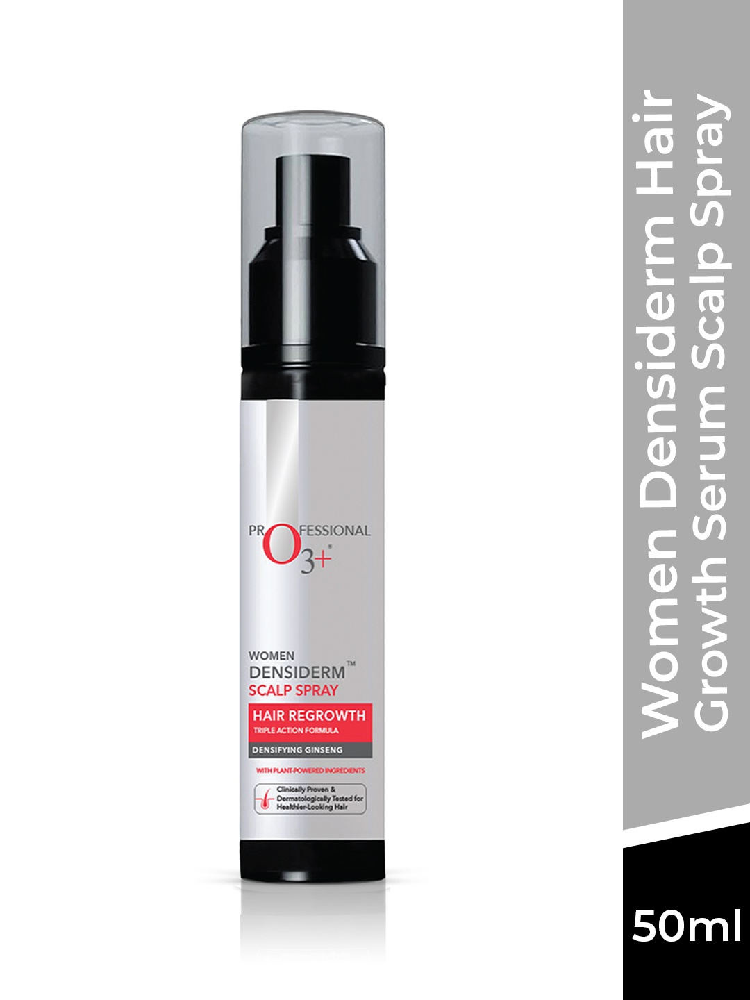 

O3+ Women Densiderm Hair Growth Serum Scalp Spray for Hair Fall Control & Hair Growth-50ml, Grey
