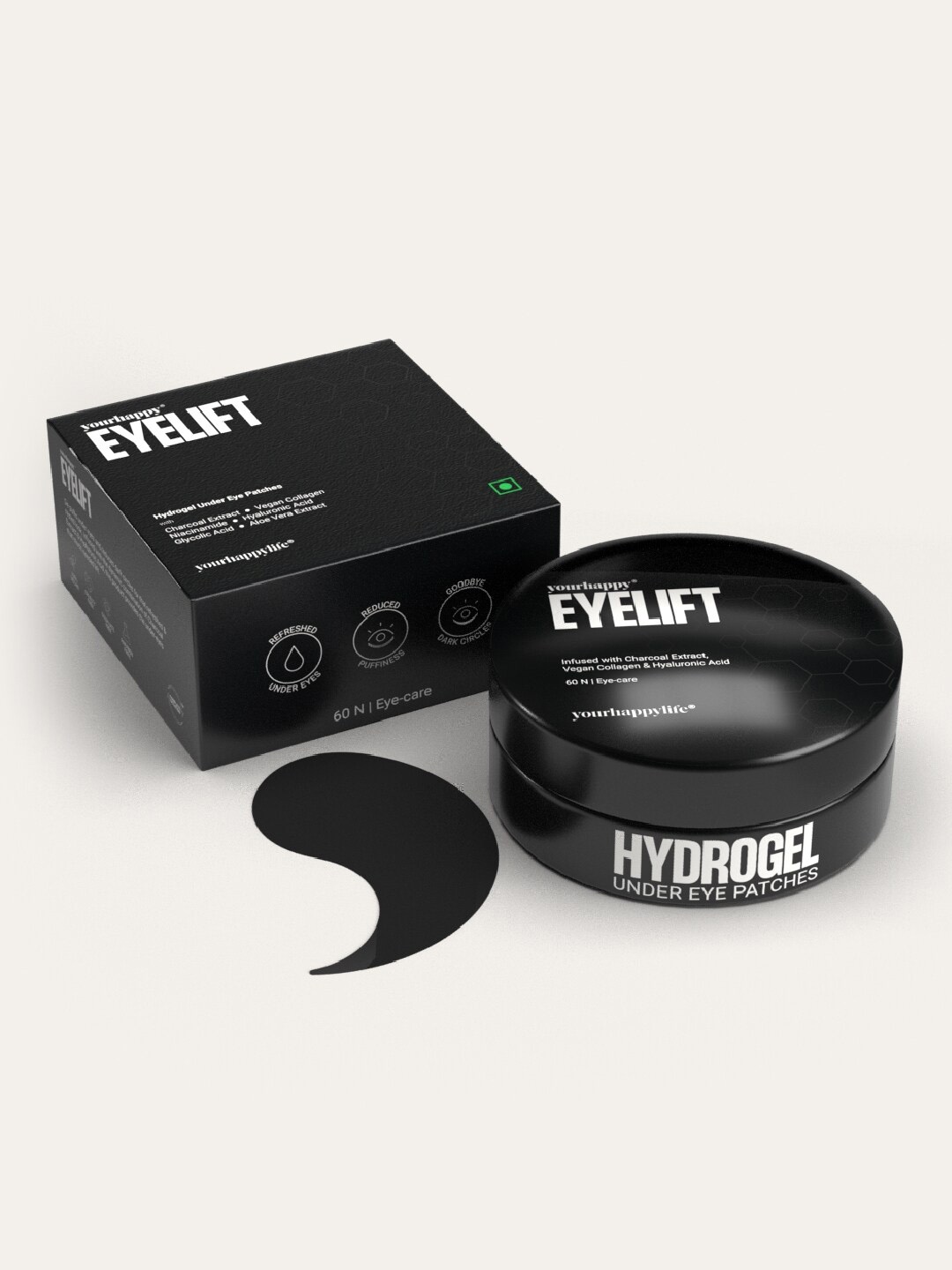

yourhappylife Eyelift Hydrogel Eye Patches - 60 Patches, Na