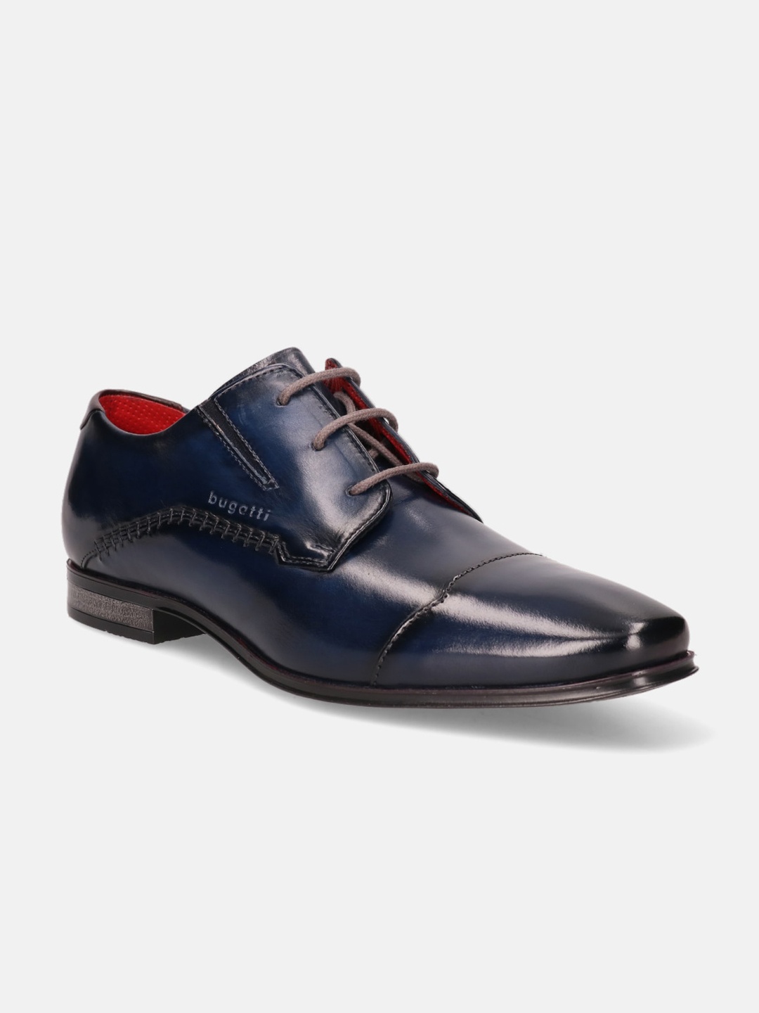 

Bugatti Margo Men Leather Formal Derbys, Blue