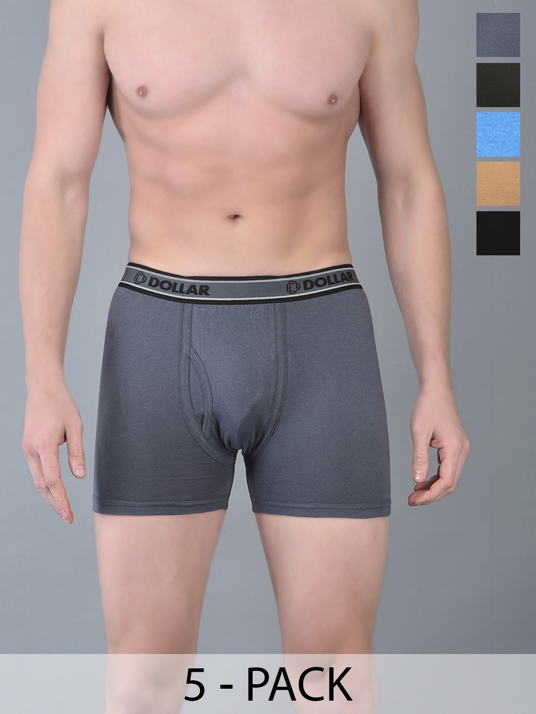 

Dollar Bigboss Men Combed Cotton Interlock Trunk- MBTR-04-SCD-PO1-CO5, Assorted