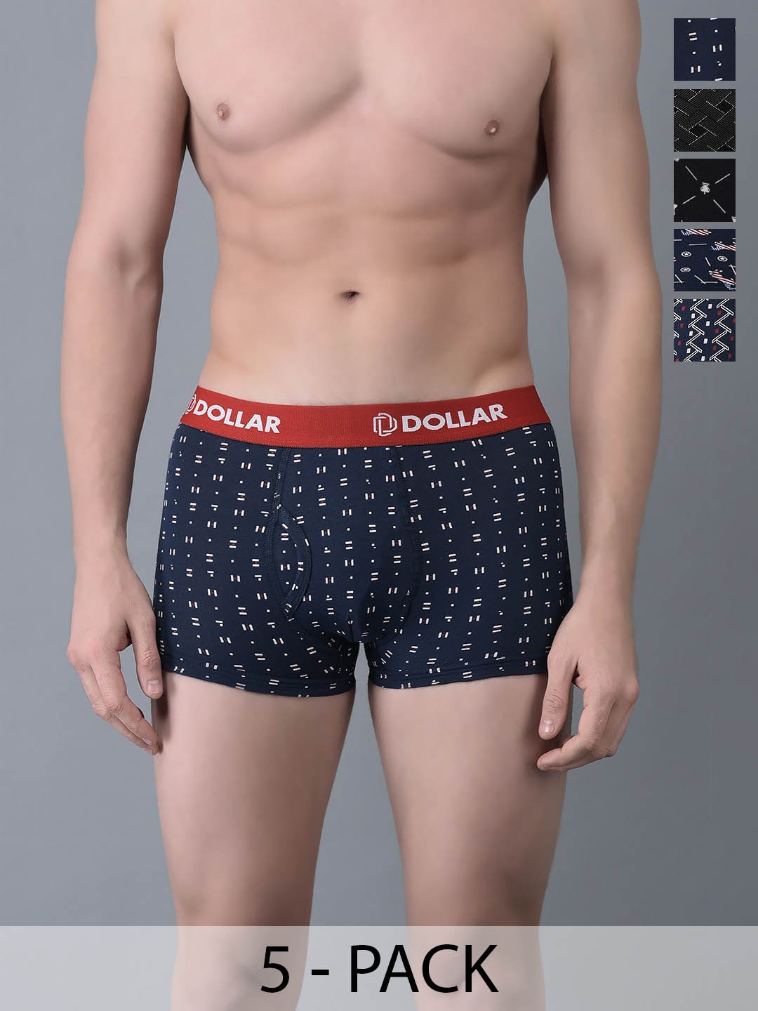 

Dollar Bigboss Assorted Cotton Trunks MBTR-15-MDRNTRNK-PO1-CO4-S24
