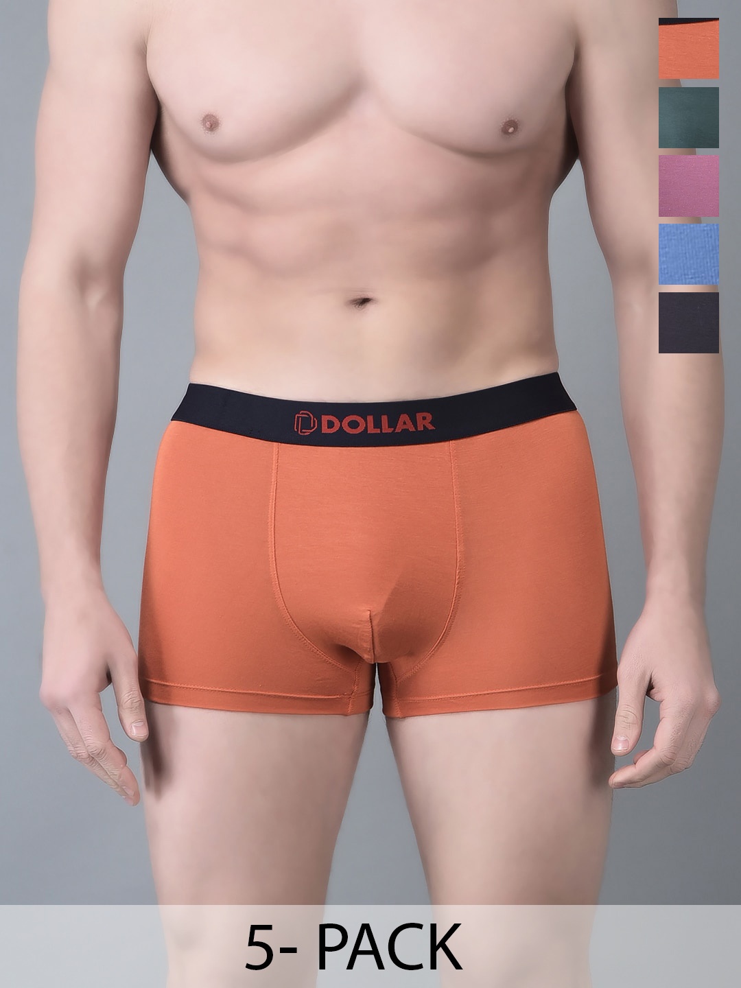 

Dollar Bigboss Assorted Cotton Trunks MBTR-13-TRNDPLN-PO1-CO5-S24