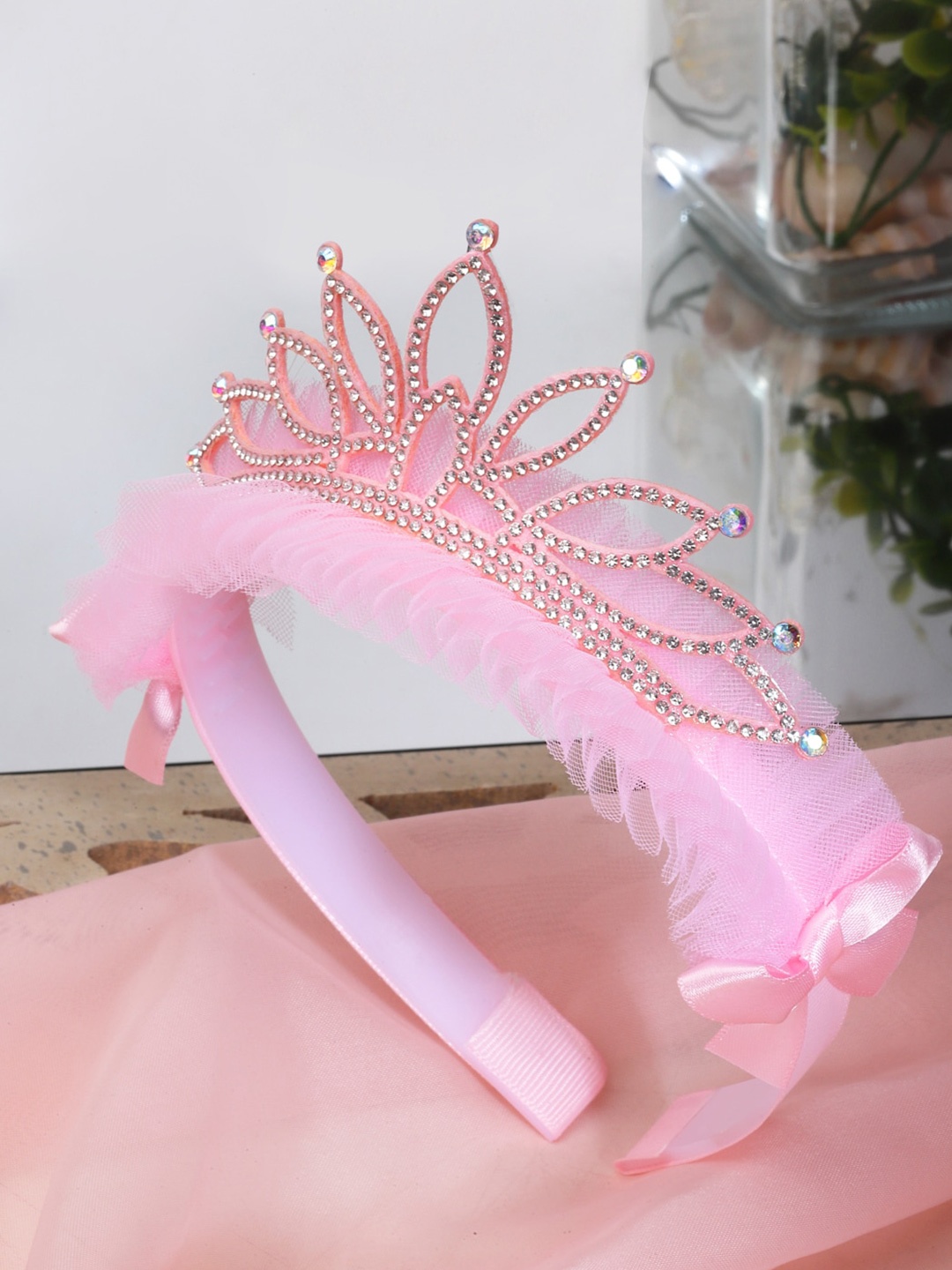 

Stoln Girls Embellished Hairband, Pink