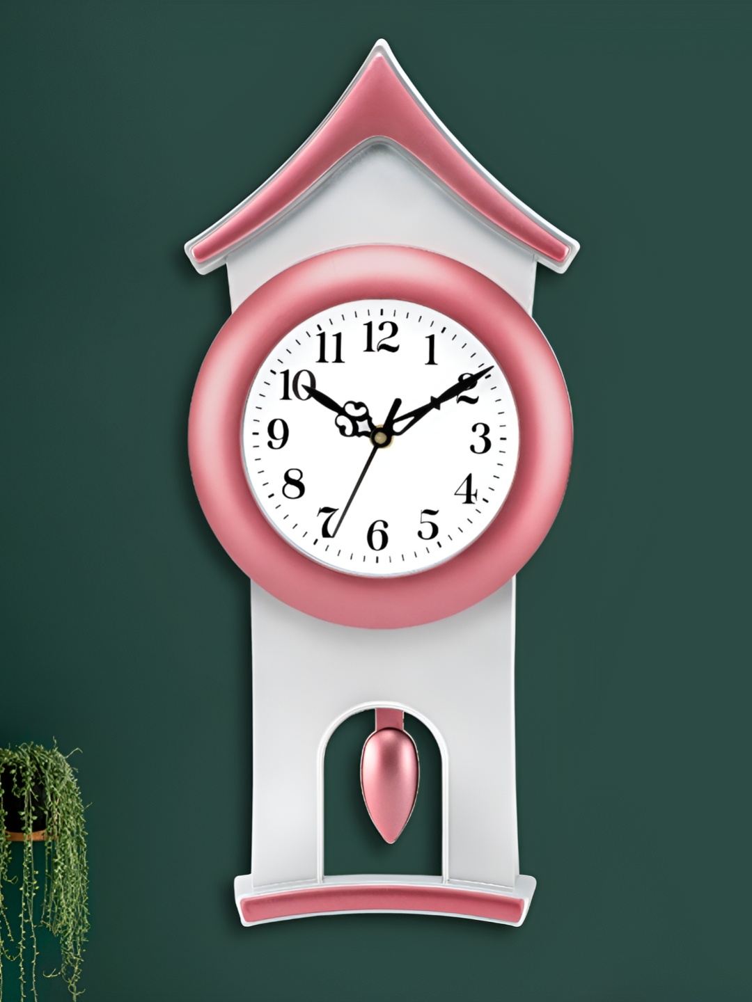 

Attractionz Pink Round Contemporary Analogue Wall Clock