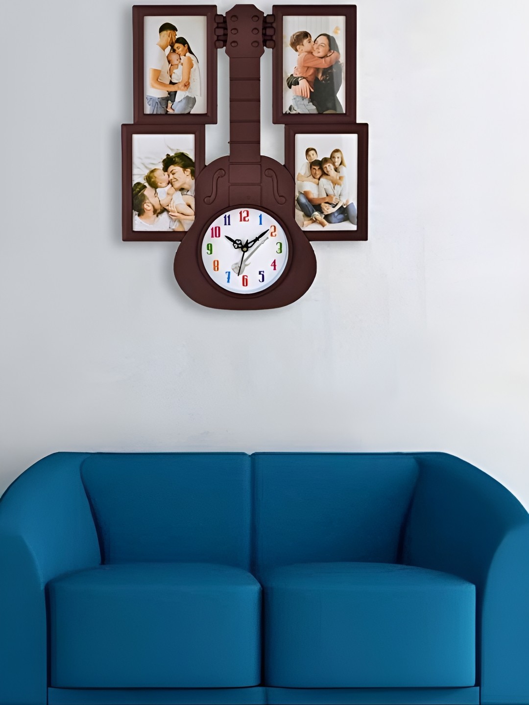 

Attractionz Brown Round Contemporary Analogue Wall Clock