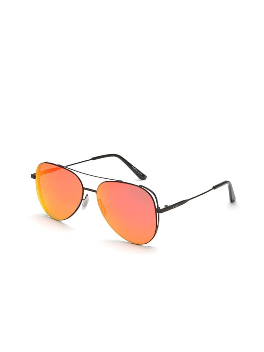 

irus Men Aviator Sunglasses With UV Protected Lens, Orange