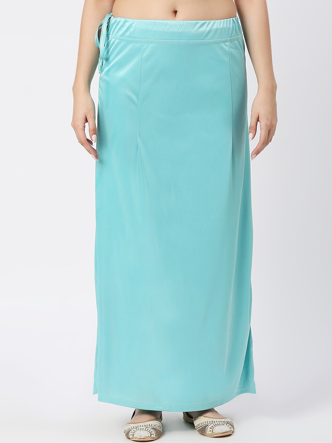 

FEMMIBELLA Satin Saree Shapewear, Blue