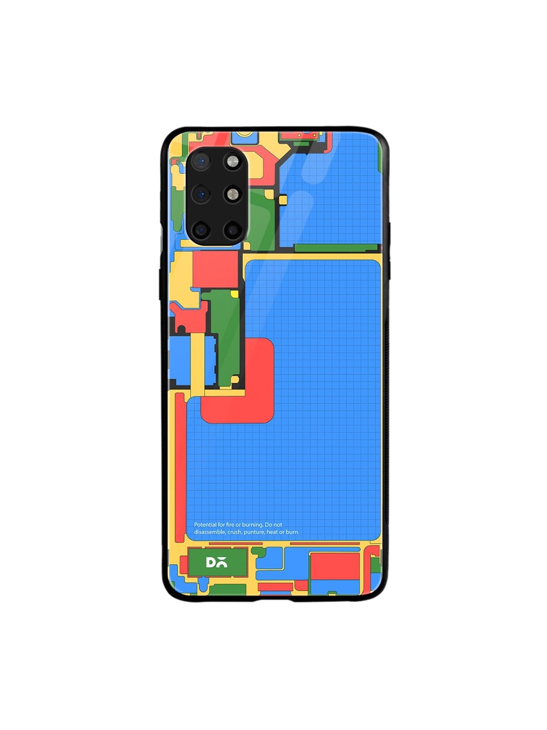 

DailyObjects OnePlus 8T Ai-Phone Glass Case Cover, Blue