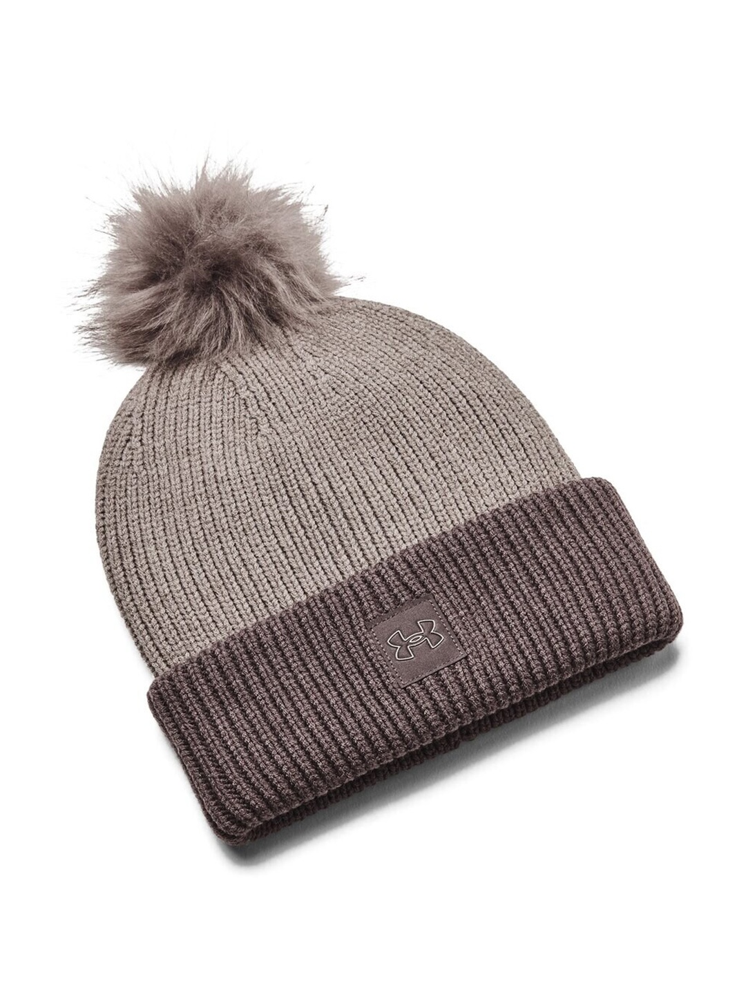 

UNDER ARMOUR Halftime Ribbed Pom Beanie Caps, Grey