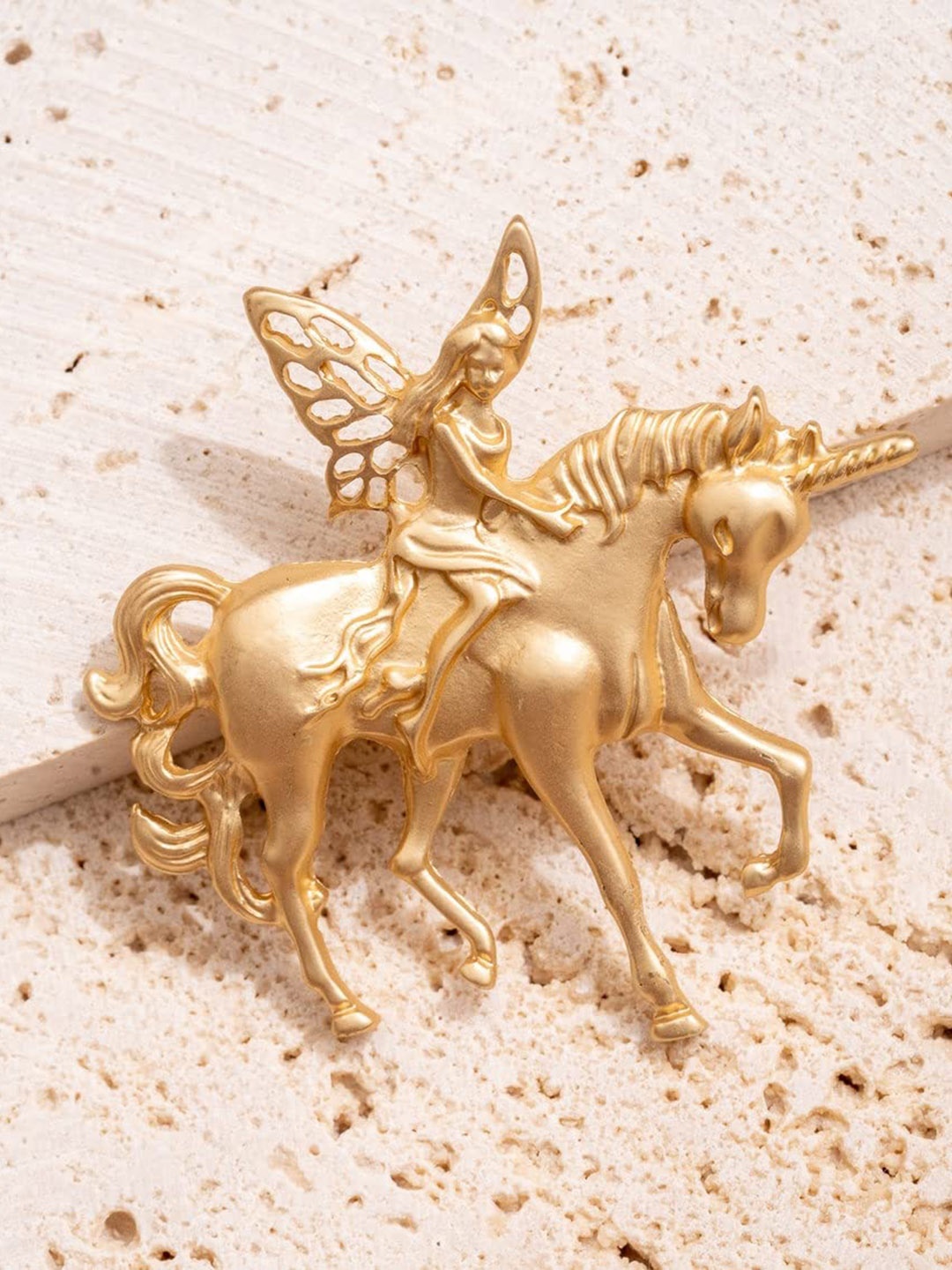 

SYGA Fairy Unicorn Brooch, Gold