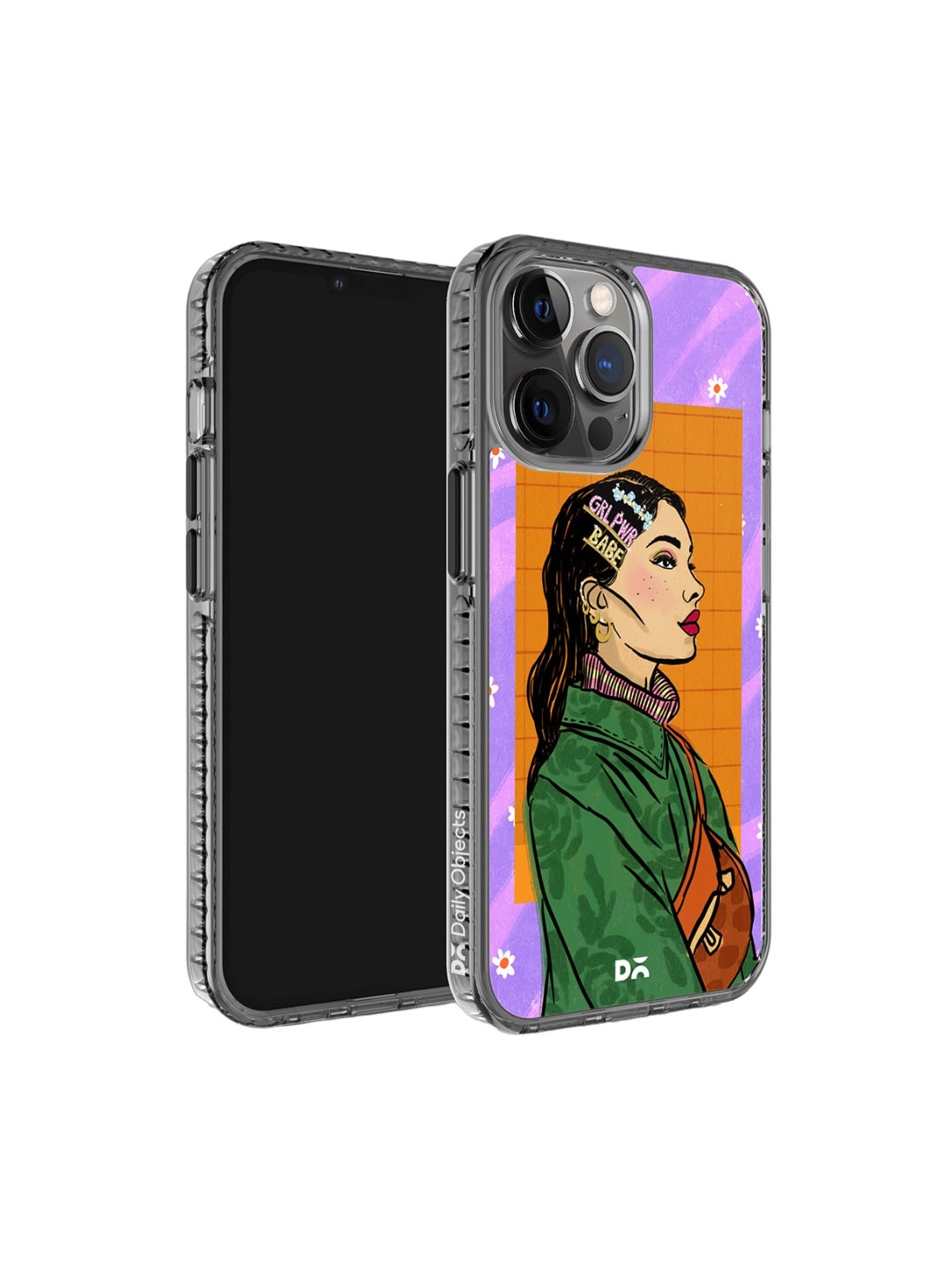 

DailyObjects Girl Power Babe Printed Impact Resistant iPhone 12 Pro Max Back Case, Green