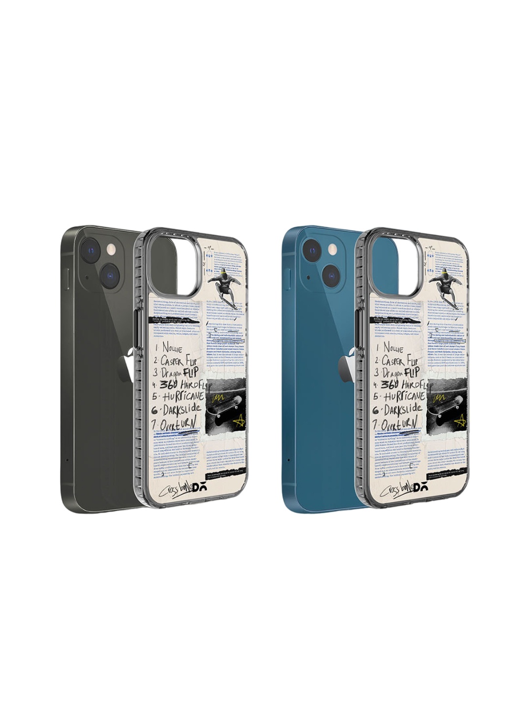 

DailyObjects Printed iPhone 15 Super Slim Back Case, Grey