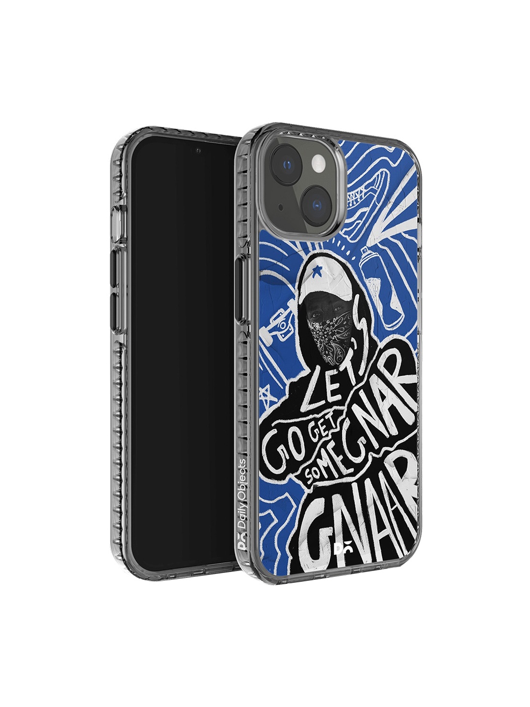 

DailyObjects Printed Impact Resistant iPhone 14 Plus Super Slim Back Case, Blue