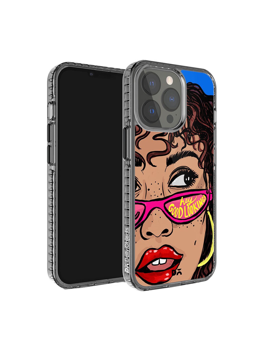 

DailyObjects Graphic Printed iPhone 14 Pro Super Slim Back Case, Brown