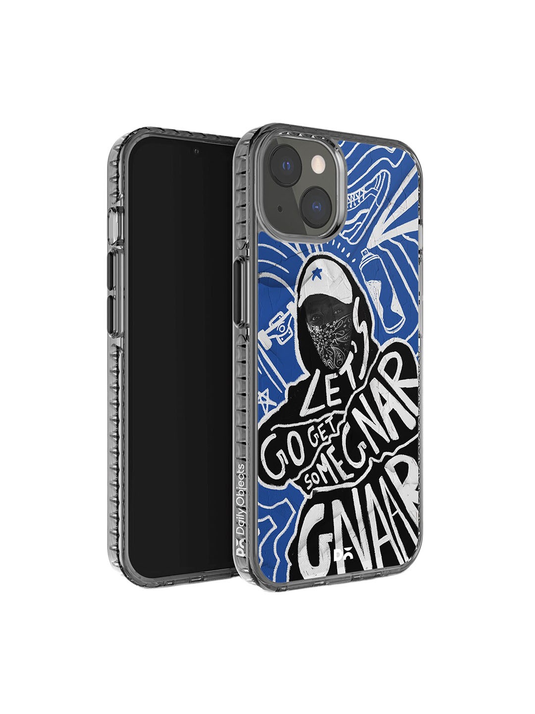 

DailyObjects Gnarcotic Stride 2.0 Printed iPhone 13 Super Slim Back Case, Blue