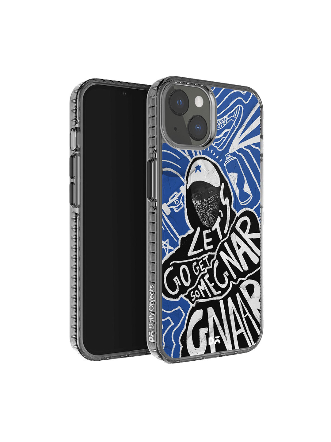 

DailyObjects Gnarcotic Printed Stride 2.0 Case Cover iPhone 14 Super Slim Back Case, Blue
