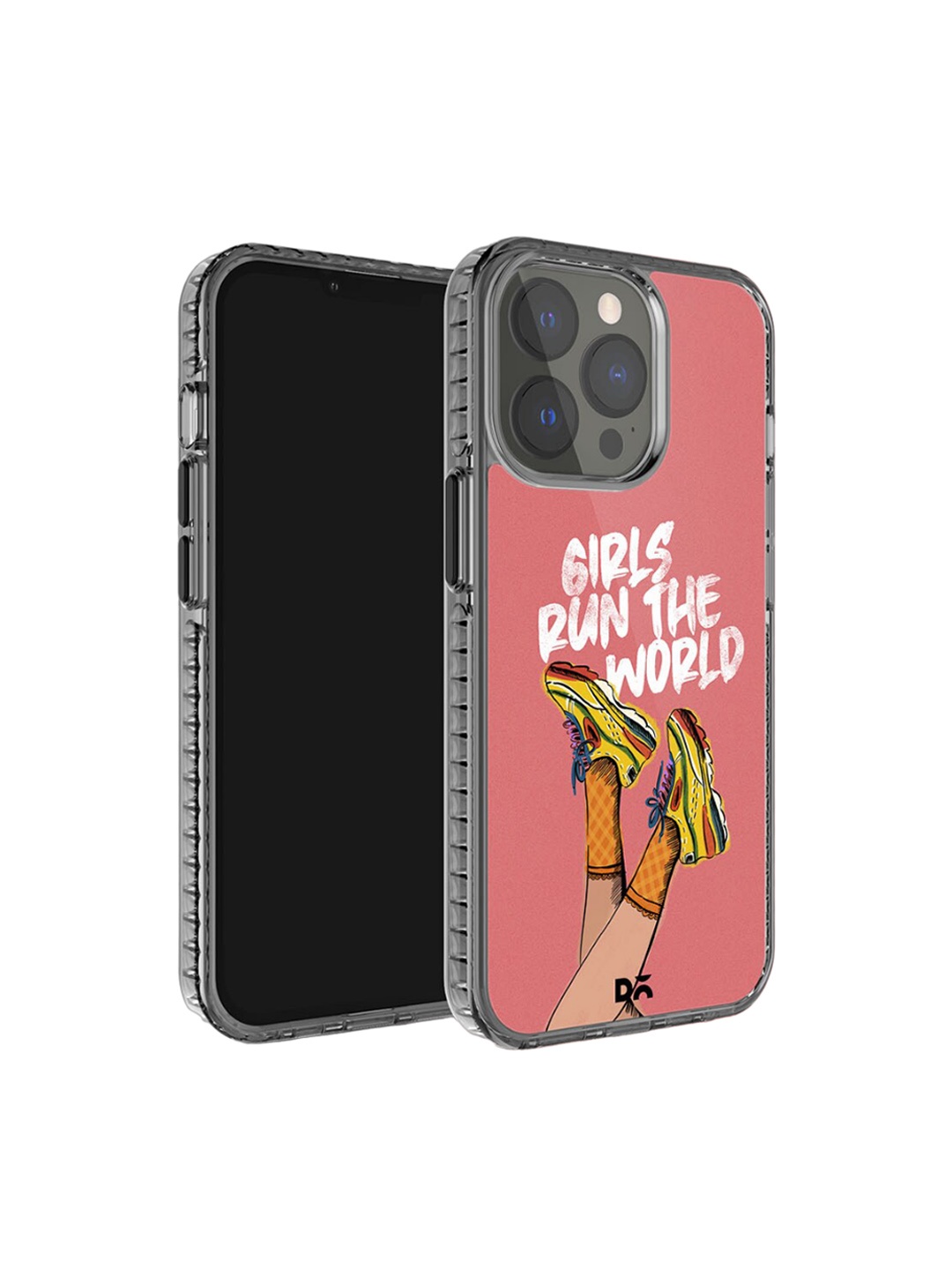 

DailyObjects Printed iPhone 15 Pro Max Super Slim Back Case, Pink