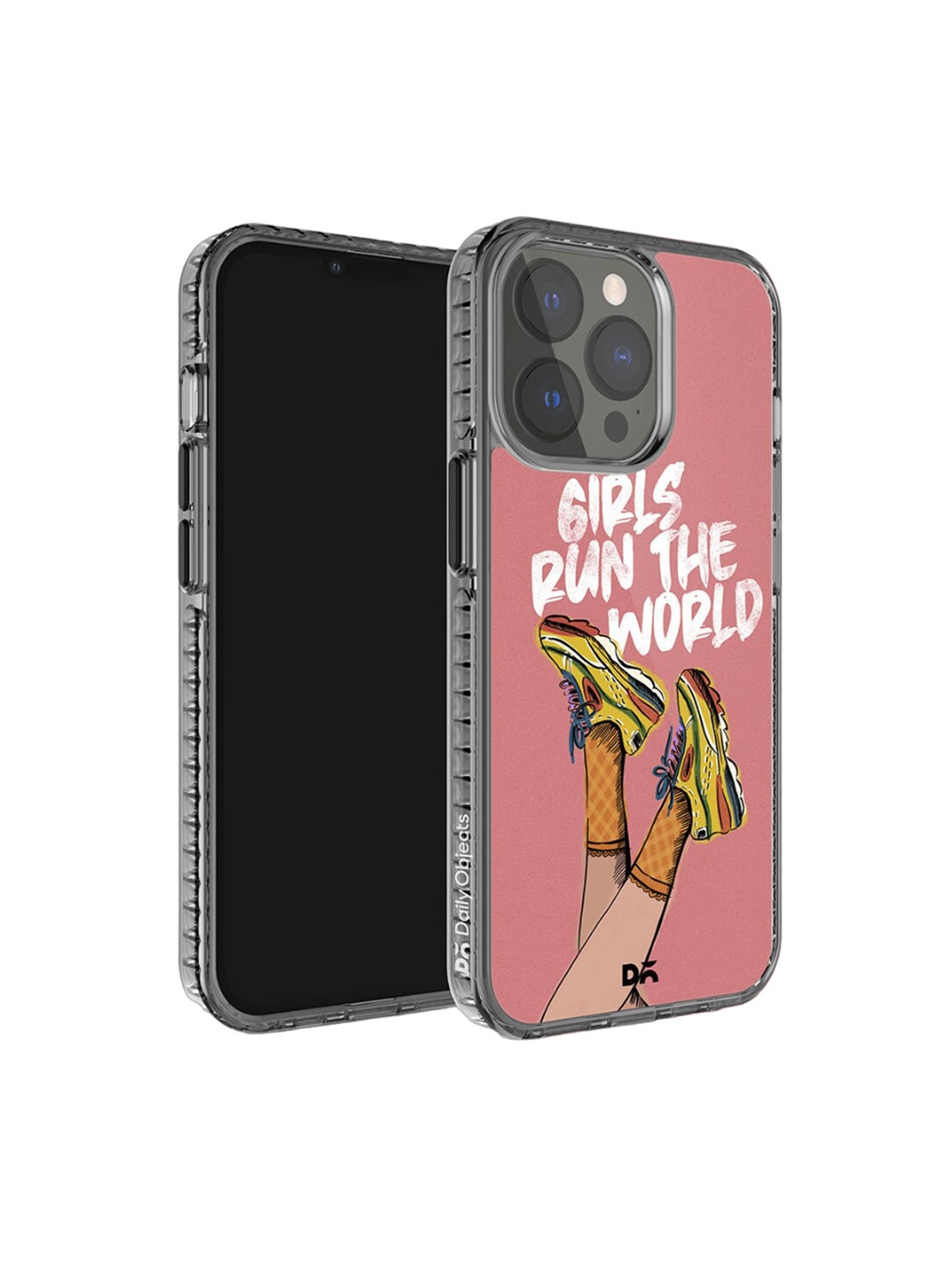 DailyObjects Printed iPhone 13 Pro Max Super Slim Back Case, Pink