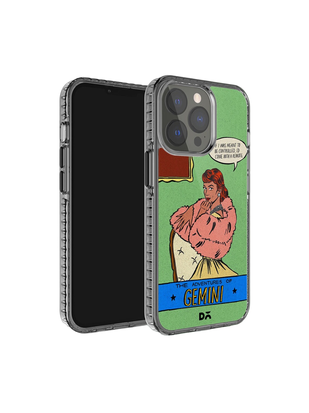 

DailyObjects Printed iPhone 15 Pro Max Super Slim Back Case, Green