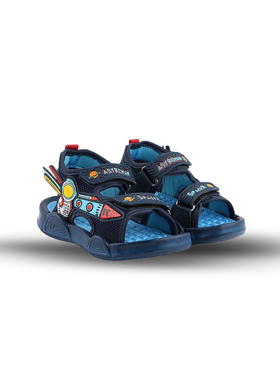 

BAESD Kids Astroman Printed Sports Sandals, Blue