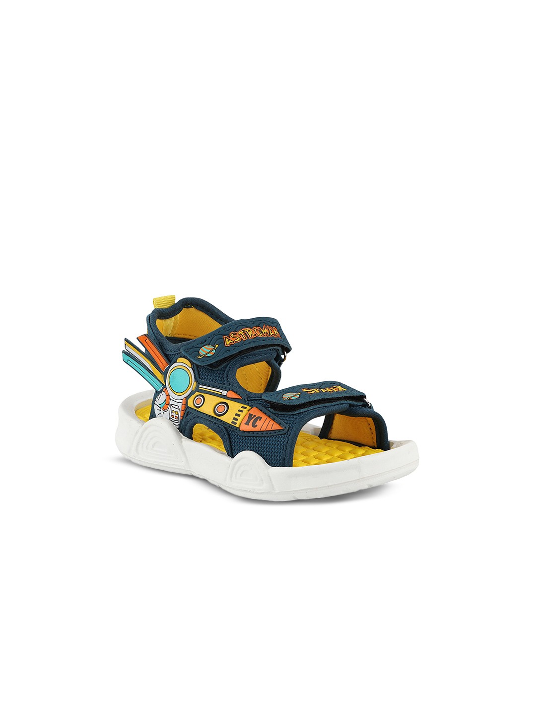 

BAESD Kids Astroman Printed Sports Sandals, Yellow