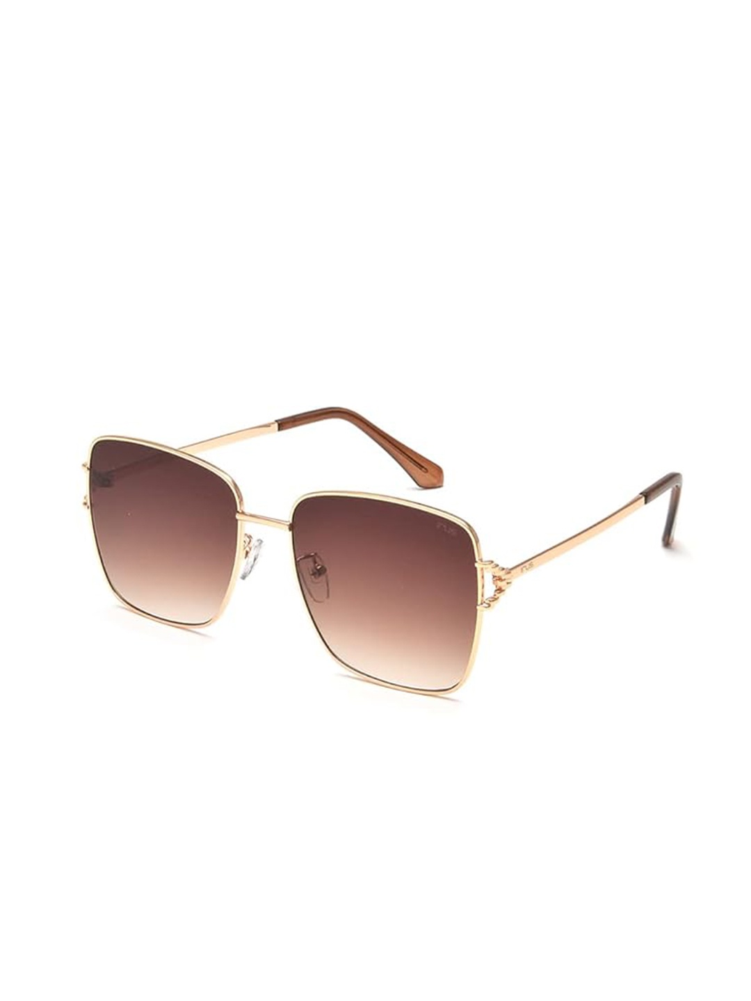 

irus Women Square Sunglasses with UV Protected Lens IRUS_IRS1140C2SG, Brown