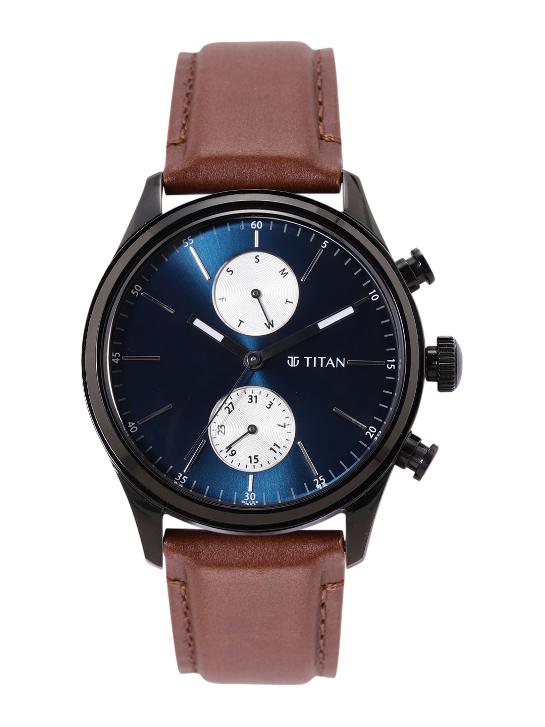 

Titan Men Analogue Watch 1805NL03, Blue