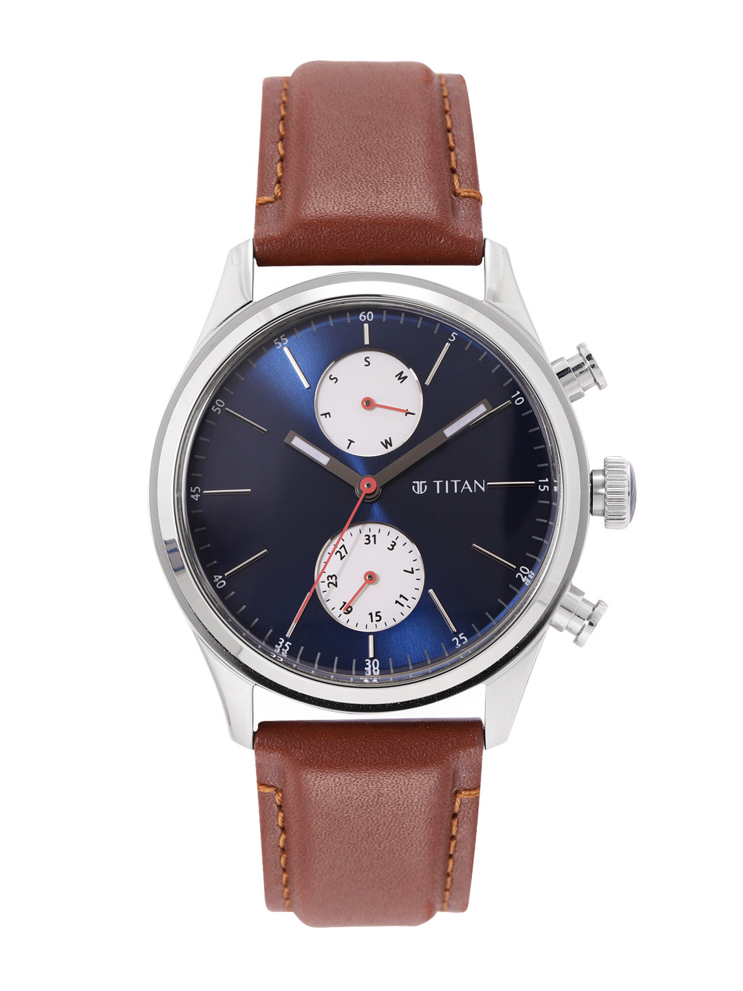 

Titan Men Analogue Watch 1805SL06, Blue