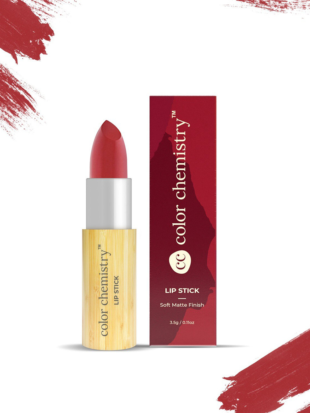 

Color Chemistry Soft Matte Finish Lightweight & Long Lasting Lipstick 3.5g- Carnation LS06, Pink