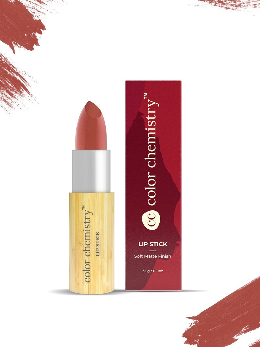 Color Chemistry Soft Matte Finish Lightweight & Long Lasting Lipstick 3.5g - Rosa LS16, Nude