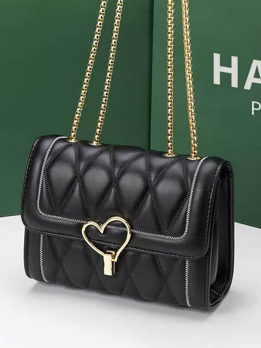 

Diva Dale PU Structured Handheld Bag, Black