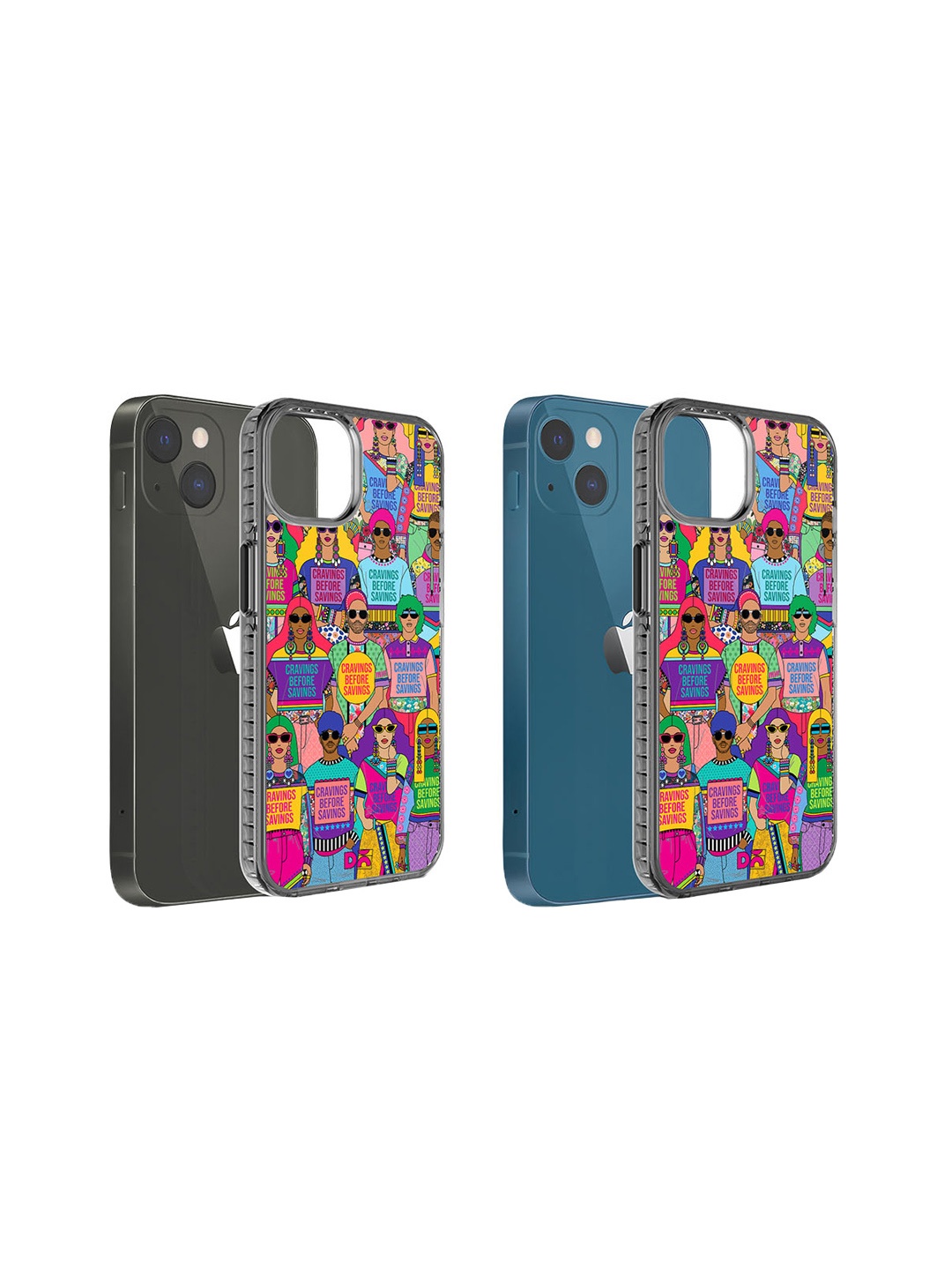

DailyObjects Printed iPhone 15 Plus Super Slim Back Case, Purple