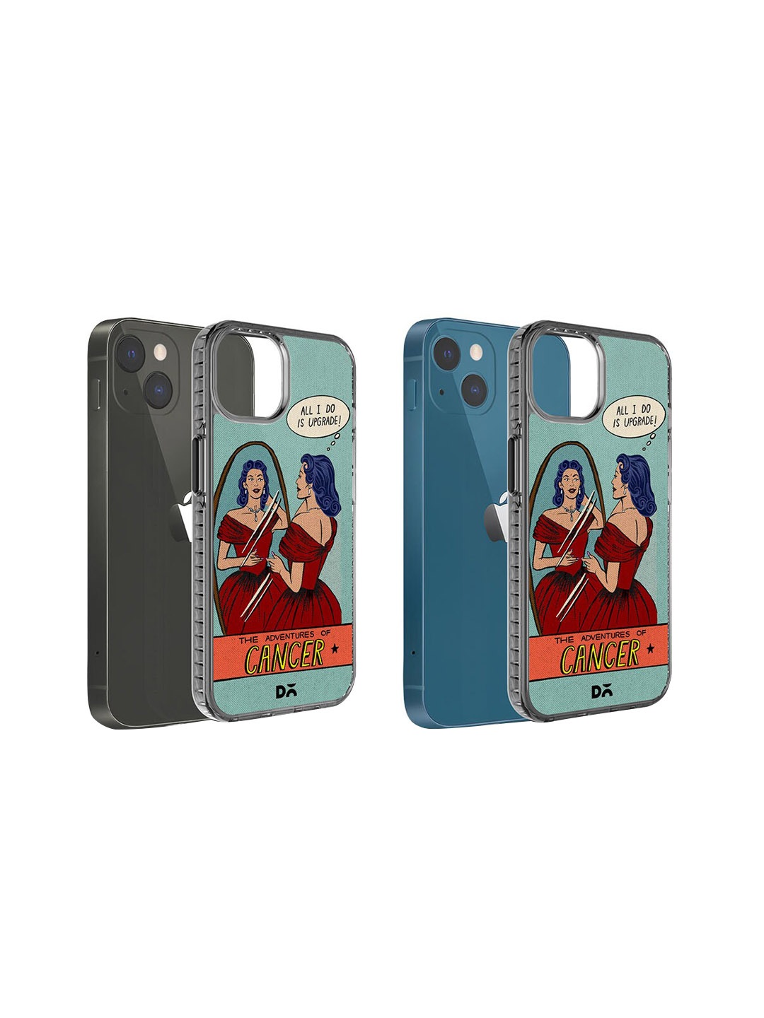 

DailyObjects Printed iPhone 15 Plus Super Slim Back Case, Blue