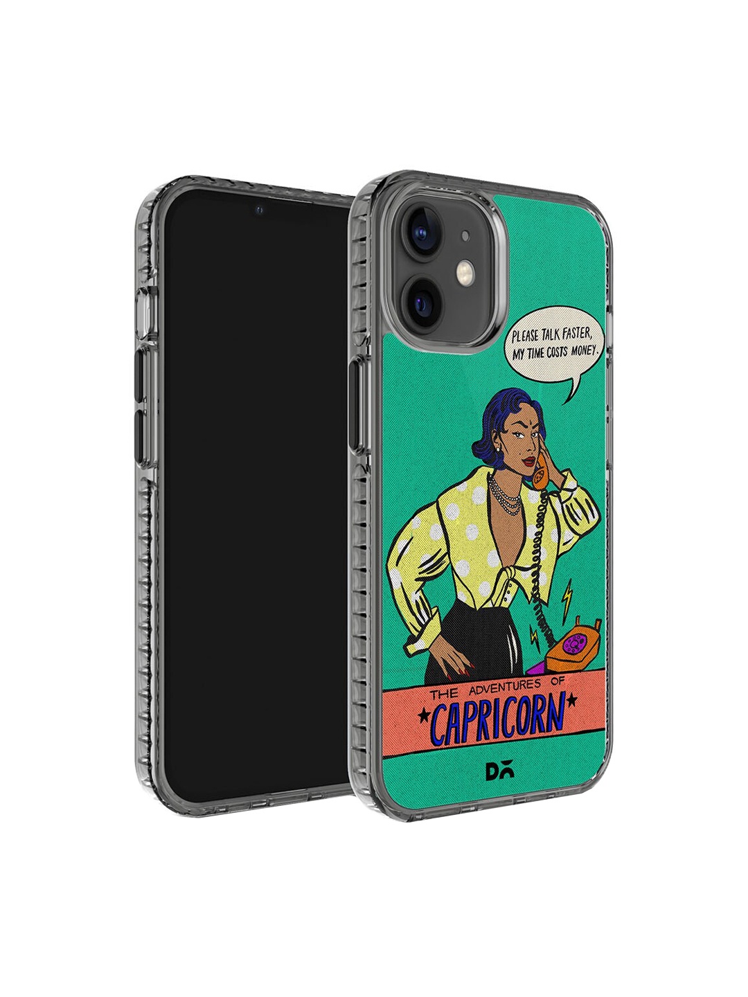 DailyObjects Printed iPhone 12 Mini Super Slim Back Case, Green