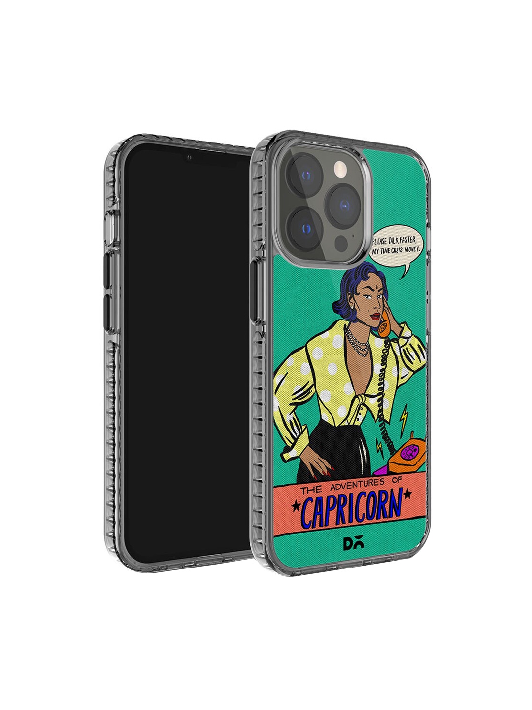 

DailyObjects Printed iPhone 15 Pro Max Super Slim Back Case, Green