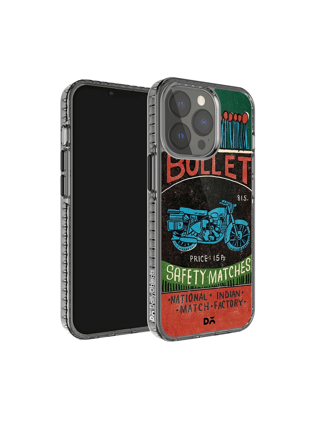 

DailyObjects Typography Printed iPhone 13 Pro Super Slim Back Case, Red