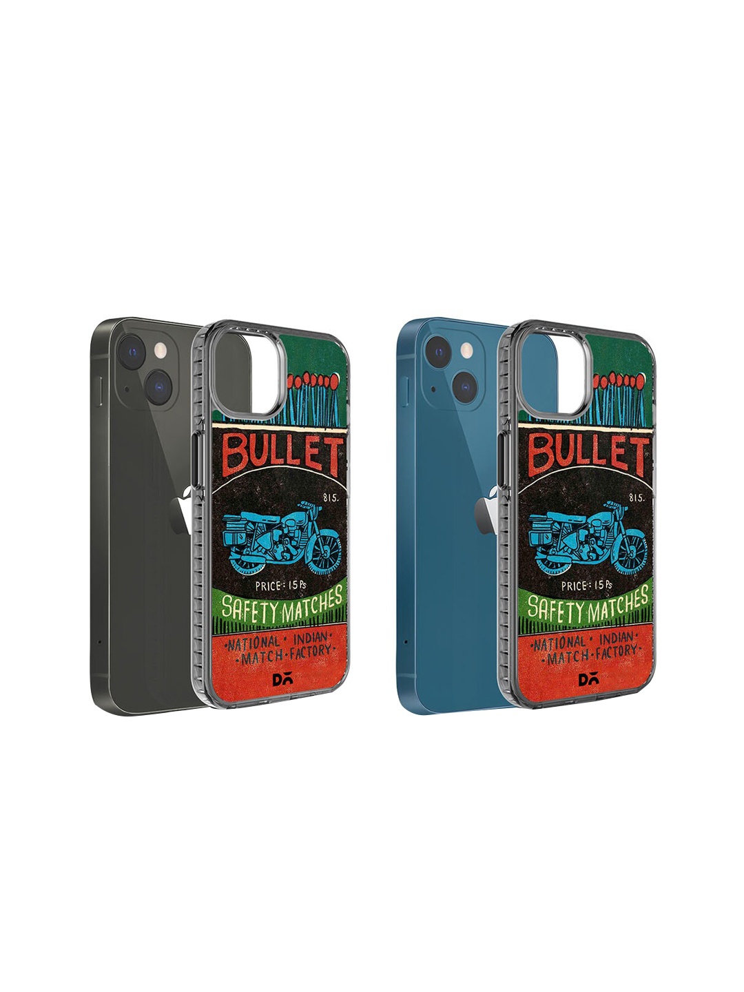 

DailyObjects Printed iPhone 15 Plus Super Slim Back Case, Red