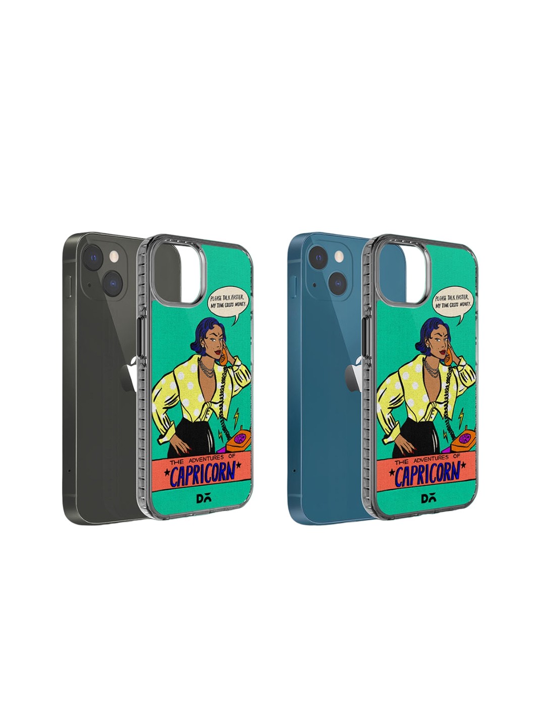 

DailyObjects Printed iPhone 15 Plus Super Slim Back Case, Green