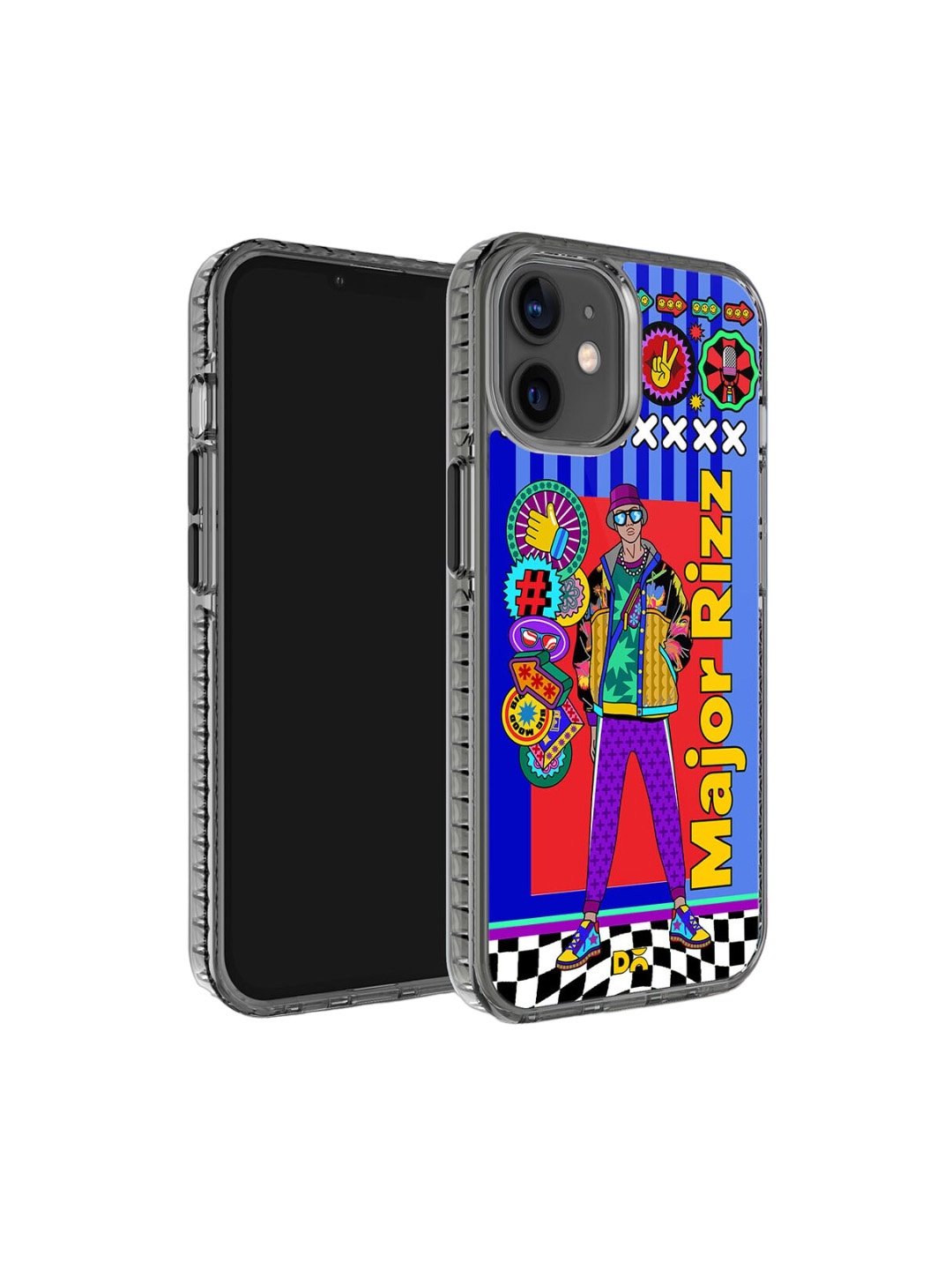 

DailyObjects Printed iPhone 12 Case Cover, Blue