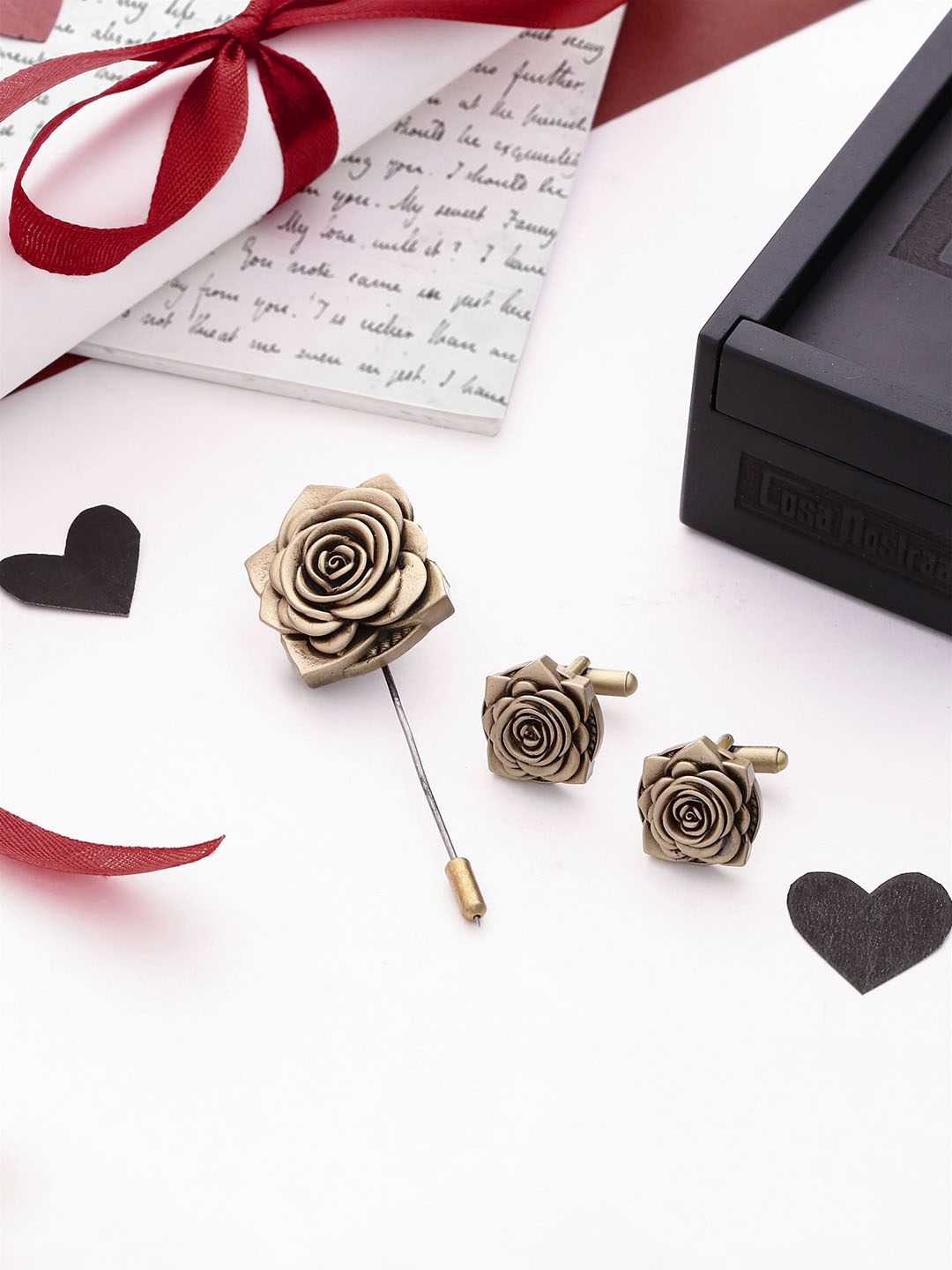 

COSA NOSTRAA Men Metallic Love Bloom Accessory Gift Set