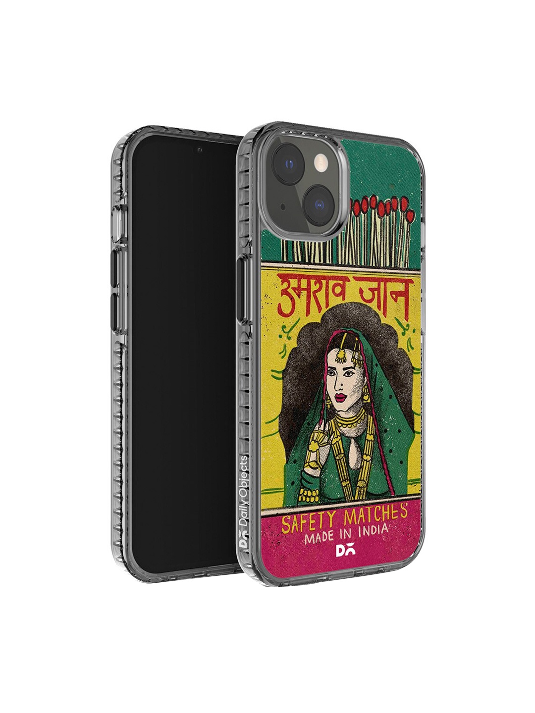 

DailyObjects Printed Umrao Jaan Matchbox Stride iPhone 13 Mini Back Case, Yellow