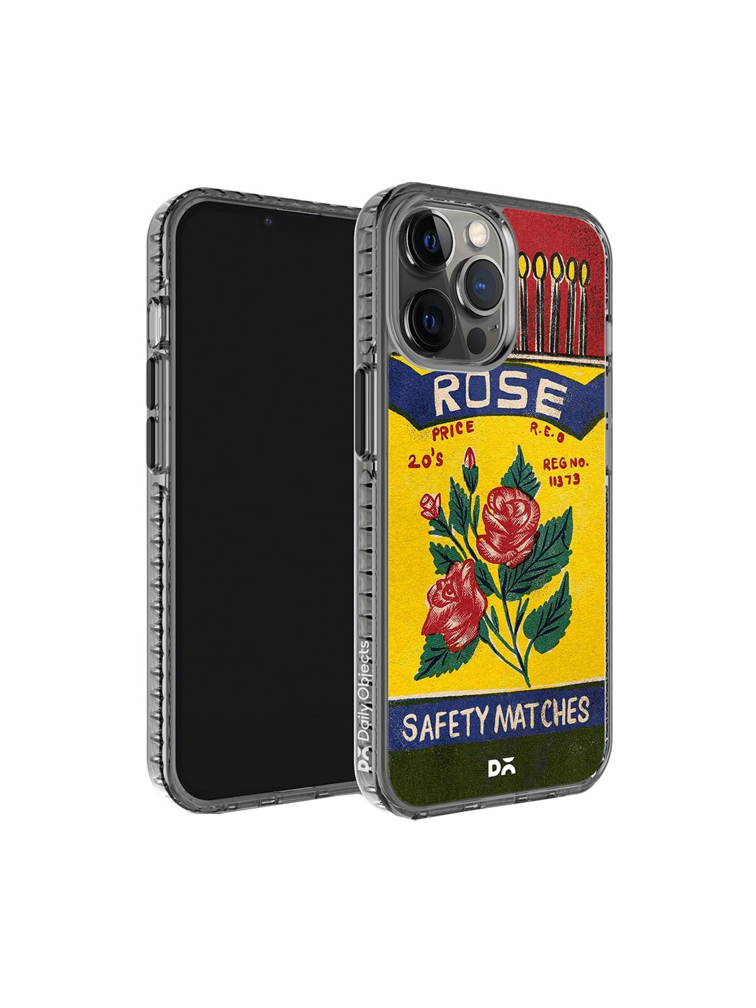 

DailyObjects Unisex Rose Matchbox Stride 2.0 iPhone 12 Pro Max Case Cover, Yellow