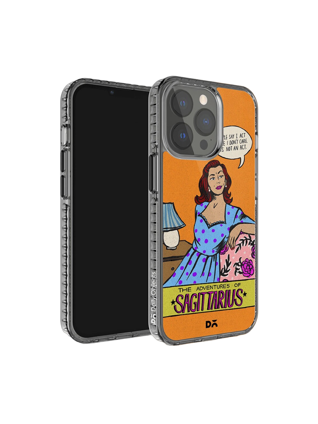 

DailyObjects Printed Impact Resistant iPhone 14 Pro Phone Case Cover, Orange