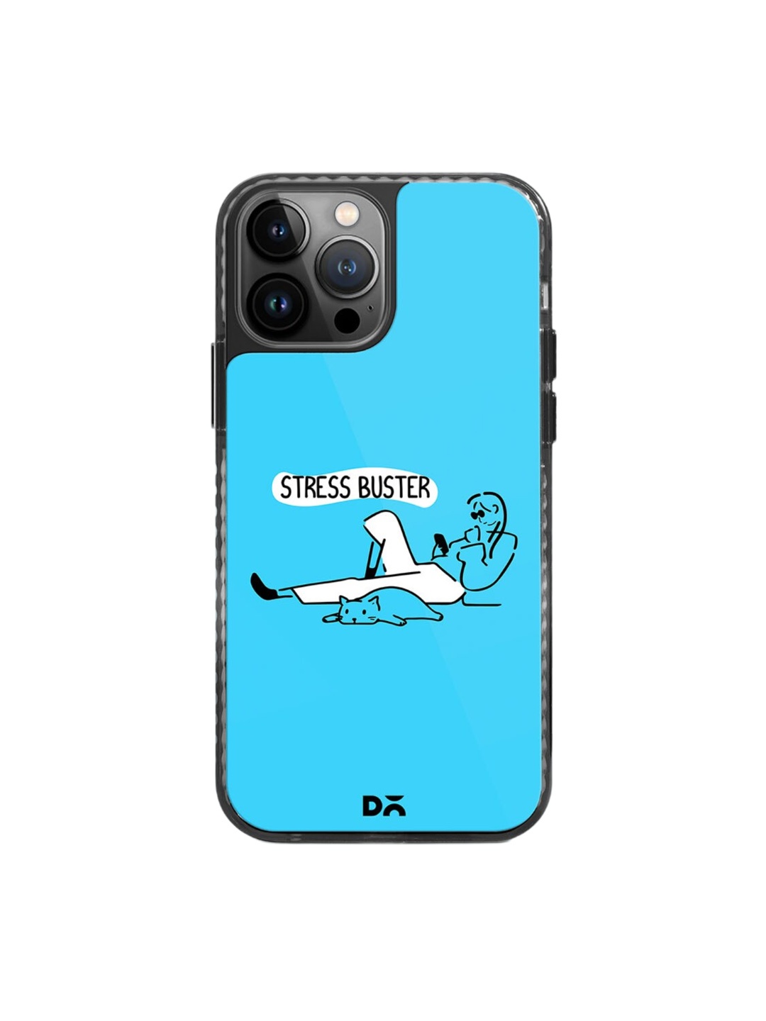 

DailyObjects Stress Buster Stride iphone 15 Pro Max Phone Case Cover, Blue