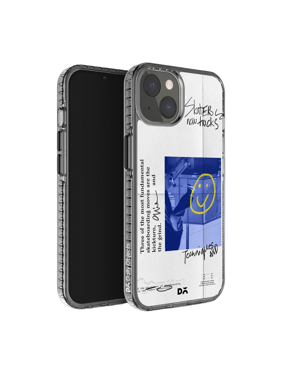 

DailyObjects Printed iPhone 14 Super Slim Back Case, Grey