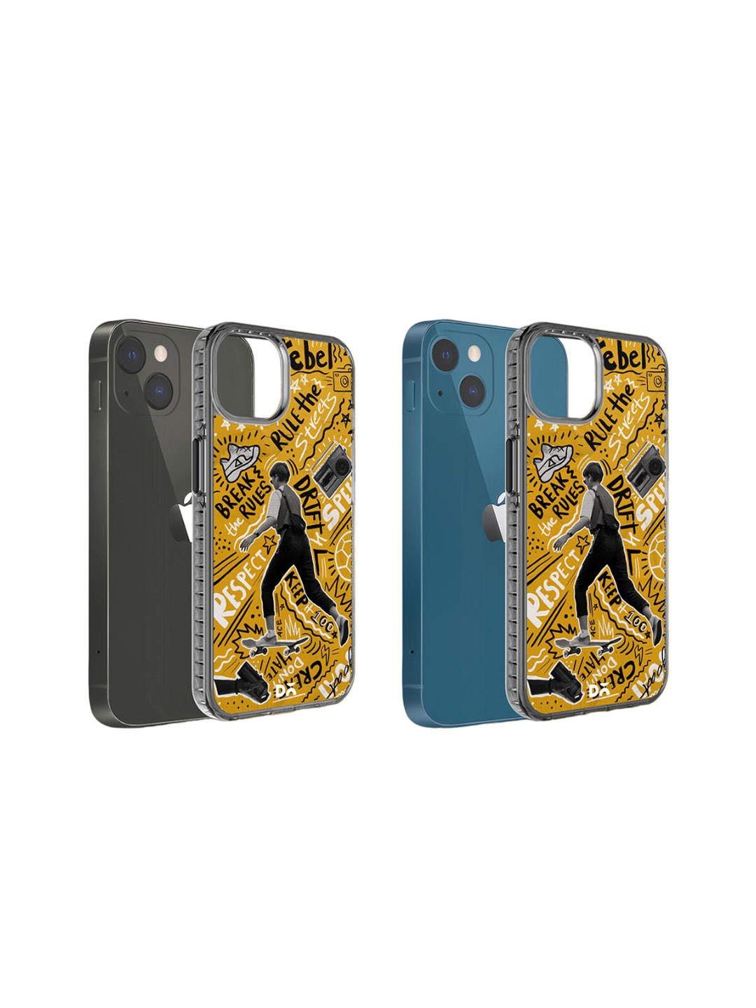 

DailyObjects Rule The Streets Rule The Streets Stride iPhone 15 Plus Back Case Cover, Yellow